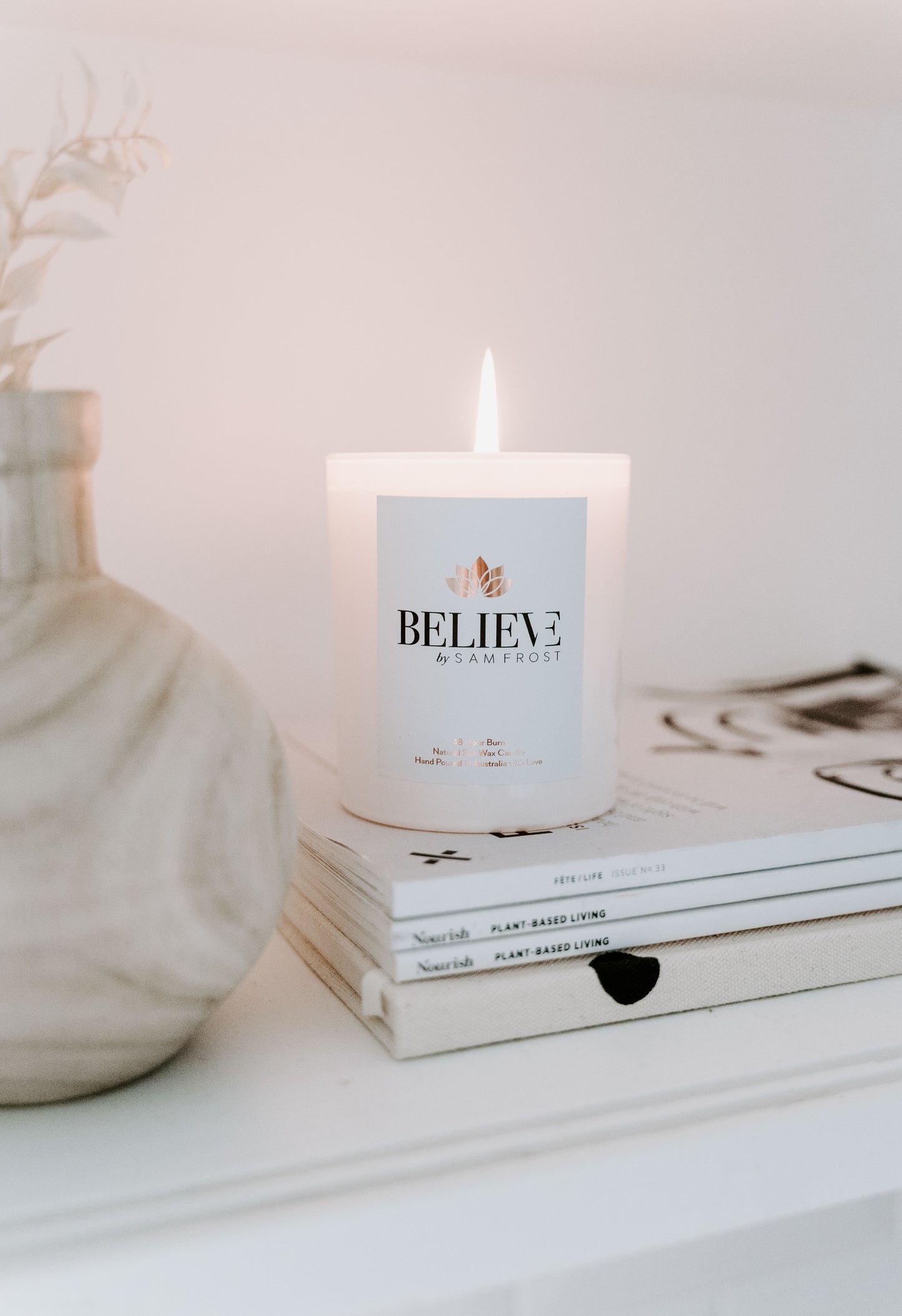 Believe by Sam Frost Candle Collection